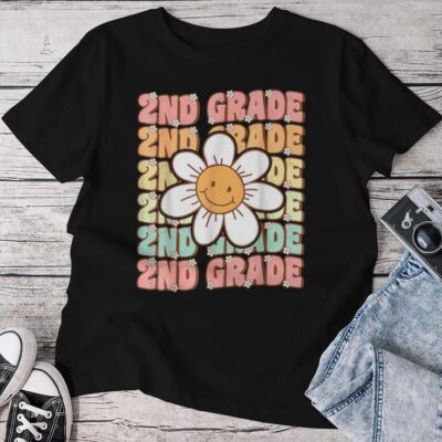 2Nd Grade Second Grade Back To School Unisex T-shirt Cotton Tee