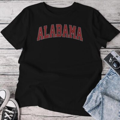 Alabama Al Vintage Sports Boy Girl Unisex T-shirt Cotton Tee