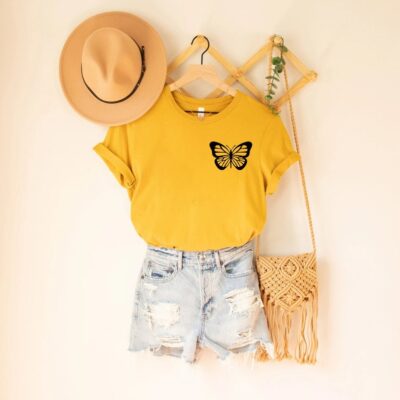 Butterfly Shirt Cottagecore Goblincore Dark Academia Bug Lover Tee EST1070