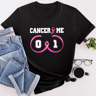 Cancer 0 Me 1 Shirt Breast Cancer Awareness Survivor Gift Unisex T-Shirt Cotton Tee TFN1106