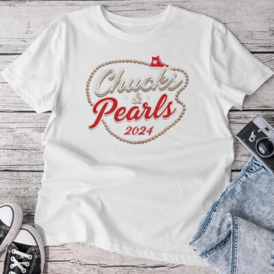 Chucks And Pearls For 2024 Unisex T-shirt Cotton Tee