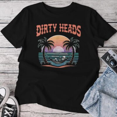 Dirty Heads Retro Beach Unisex T-shirt Cotton Tee