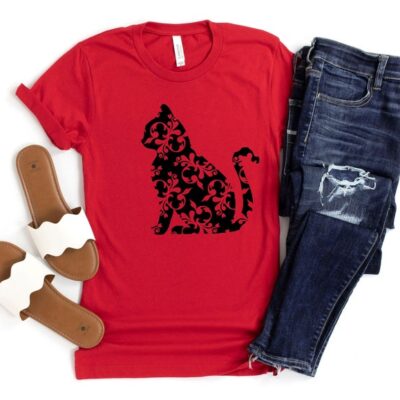 Floral Cat Shirt