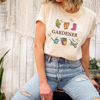 Gardener Shirt Funny Plant Lover Botanical Garden Gift Tee EST2059