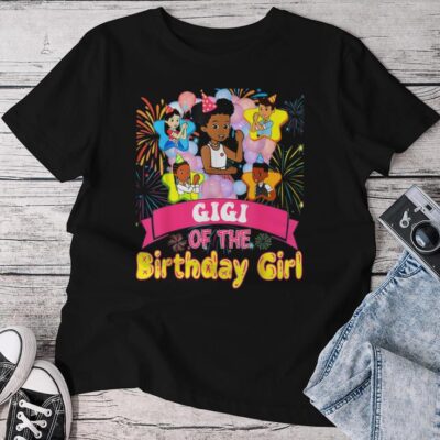 Gigi Gracie's Corner Birthday Dolls Cute Party Unisex T-shirt Cotton Tee