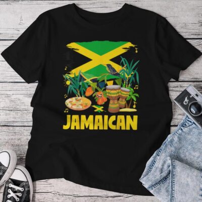 Jamaican Flag Outfit Ideas For & Novelty Jamaica Flag Unisex T-shirt Cotton Tee