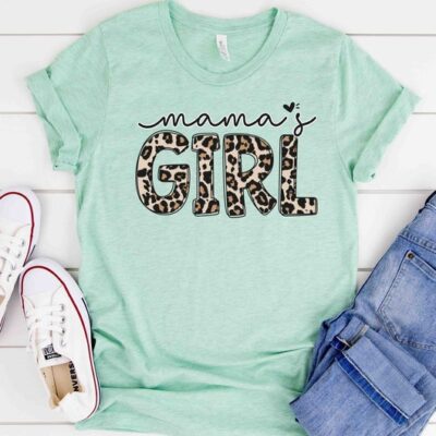 Mama Girl Leopard Shirt