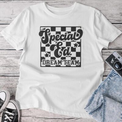 Retro Special Education Dream Team Back To School Unisex T-shirt Cotton Tee