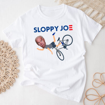 Sloppy Joe Tee Running The Country Is Like Riding A Bike Unisex T-Shirt Cotton Tee TFN1226