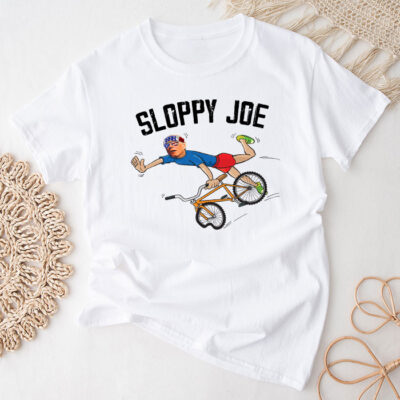 Sloppy Joe Tee Running The Country Is Like Riding A Bike Unisex T-Shirt Cotton Tee TFN1228