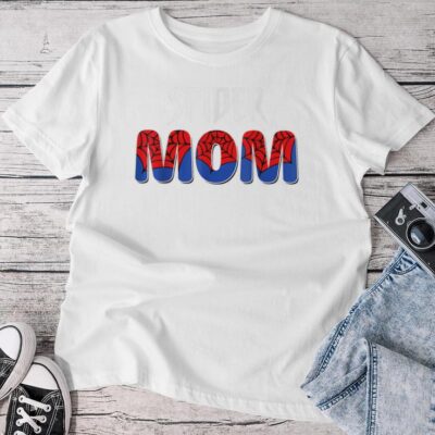 Spider Mom For Girls Love Unisex T-shirt Cotton Tee