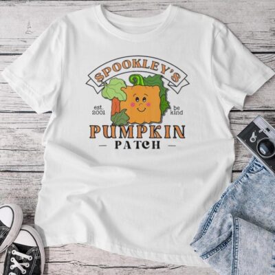 Spookley's Pumpkin Teacher Patch Unisex T-shirt Cotton Tee