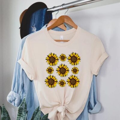 Sunflower Shirt Floral Garden Fall Sunflower Nature Lover Gift Tee EST1103