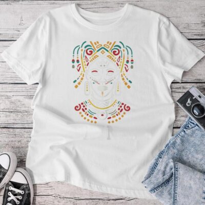 Taino Woman Boricua Boriken Indigenous Puerto Rican Taina Unisex T-shirt Cotton Tee