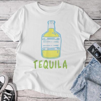 Tequila Lime Matching Couples Halloween Costume Unisex T-shirt Cotton Tee
