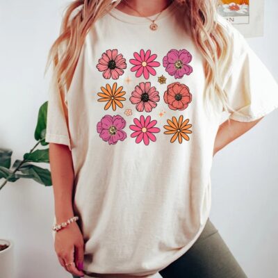 Vintage Cottagecore Wildflowers Shirt Goblincore Nature Lover Tee EST1061