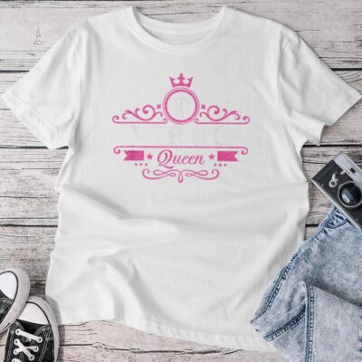 Virgo Queen Virgo Zodiac Birthday Unisex T-shirt Cotton Tee