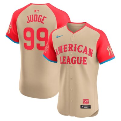 Aaron Judge American League 2024 MLB All-Star Game Elite Player Jersey - Cream