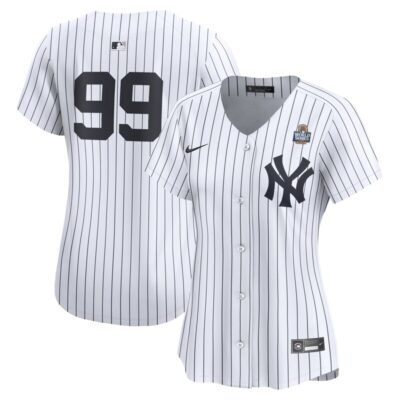 Aaron Judge New York Yankees Women's 2024 World Series Home Limited Player Jersey - White