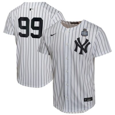 Aaron Judge New York Yankees Youth 2024 World Series Home Game Player Jersey - White