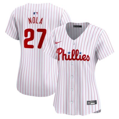 Aaron Nola Philadelphia Phillies Women Home Limited Player Jersey - White