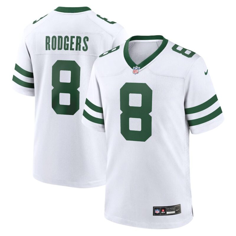 Aaron Rodgers New York Jets Game Jersey - Legacy White