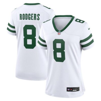 Aaron Rodgers New York Jets Women's Game Jersey - Legacy White