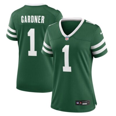 Ahmad Sauce Gardner New York Jets Women's Game Jersey - Legacy Green