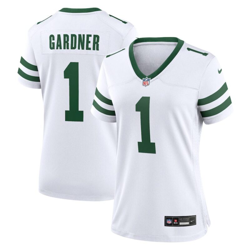 Ahmad Sauce Gardner New York Jets Women's Game Player Jersey - Legacy White