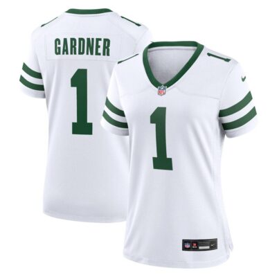 Ahmad Sauce Gardner New York Jets Women's Game Player Jersey - Legacy White