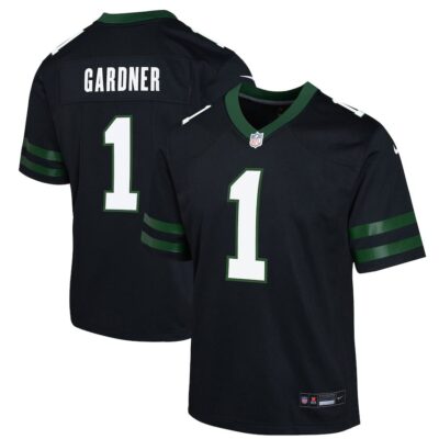 Ahmad Sauce Gardner New York Jets Youth Alternate Game Jersey - Legacy Black