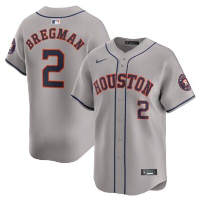 Alex Bregman Houston Astros Away Limited Player Jersey - Gray