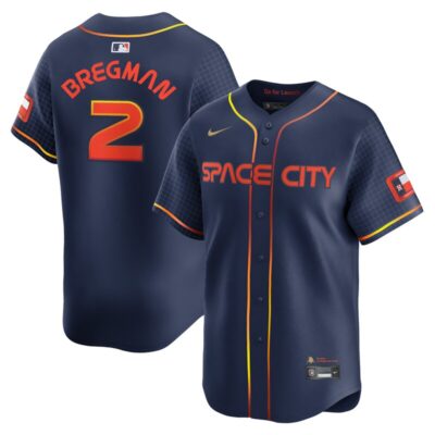 Alex Bregman Houston Astros City Connect Limited Player Jersey - Navy