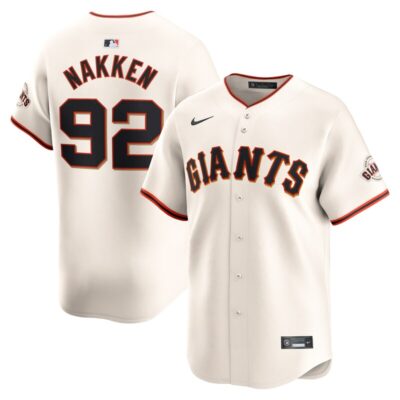 Alyssa Nakken San Francisco Giants Home Limited Player Jersey - Cream