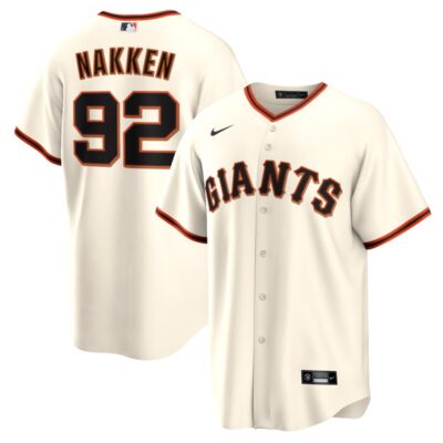 Alyssa Nakken San Francisco Giants Home Replica Player Jersey - Cream