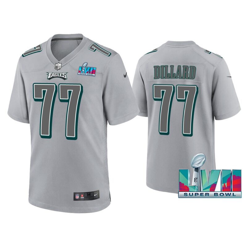 Andre Dillard Philadelphia Eagles Super Bowl LVII Gray Atmosphere Jersey