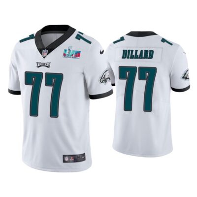 Andre Dillard Philadelphia Eagles Super Bowl LVII White Vapor Limited Jersey