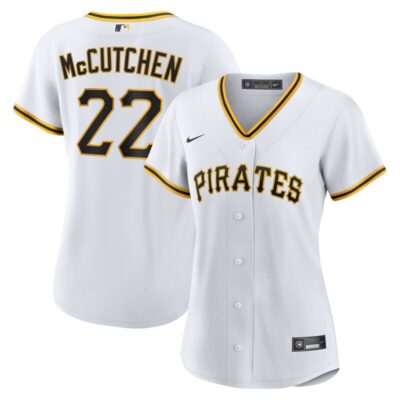 Andrew McCutchen Pittsburgh Pirates Women Home Replica Player Jersey - White