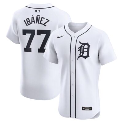 Andy Ibanez Detroit Tigers Home Elite Player Jersey - White