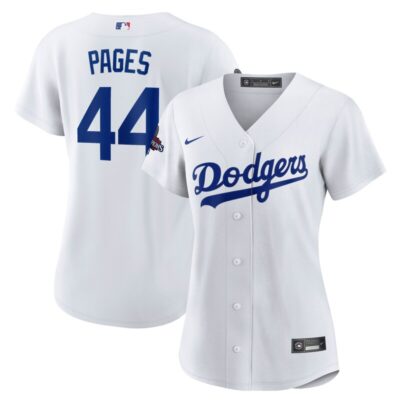 Andy Pages Los Angeles Dodgers Women 2024 World Series Champions Home Replica Player Jersey - White