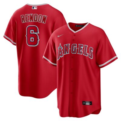 Anthony Rendon Los Angeles Angels Alternate Replica Player Name Jersey - Red