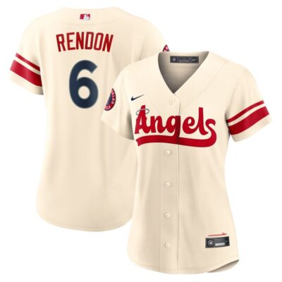 Anthony Rendon Los Angeles Angels Women City Connect Replica Player Jersey - Cream