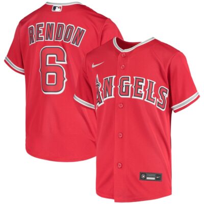 Anthony Rendon Los Angeles Angels Youth Alternate Replica Player Jersey - Red