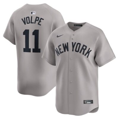 Anthony Volpe New York Yankees Away Limited Player Jersey - Gray