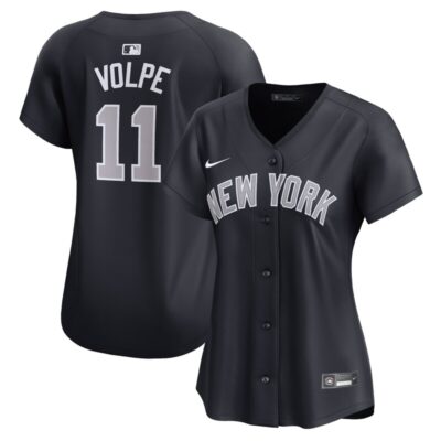 Anthony Volpe New York Yankees Women's Alternate Limited Player Jersey- Navy