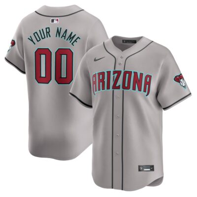 Arizona Diamondbacks Away Limited Custom Jersey - Gray