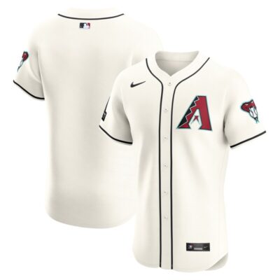 Arizona Diamondbacks Home Elite Patch Jersey - White