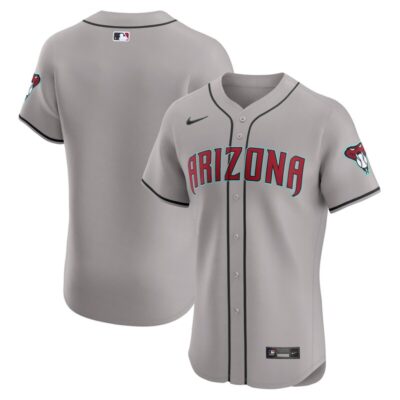 Arizona Diamondbacks Vapor Premier Elite Patch Jersey - Gray