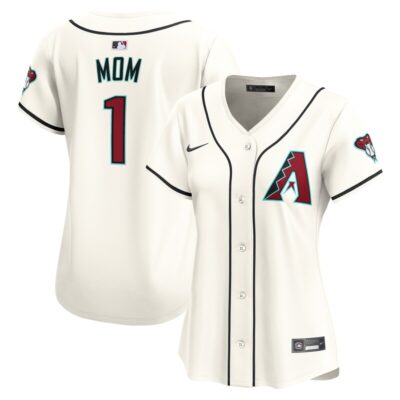 Arizona Diamondbacks Women #1 Mom Home Limited Jersey - White