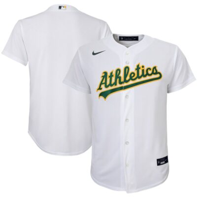 Athletics Youth Home Replica Team Jersey - White